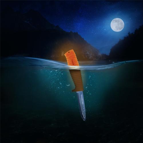 Záchranársky plávajúci nôž BAHCO so svetielkujúcou rukoväťou