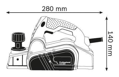 Elektrický hoblík BOSCH GHO 6500 650W