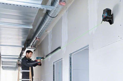 Krížový bodový laser BOSCH GCL2-15G + RMI + BM3