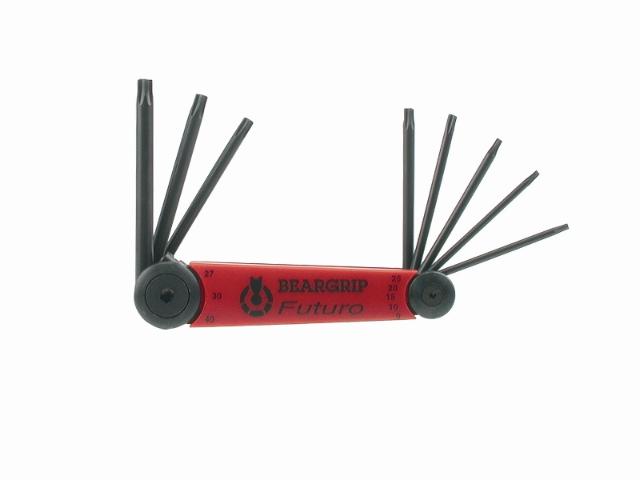 Kľúče BEARGRIP FUTURO TORX 9,0-40,0mm sada