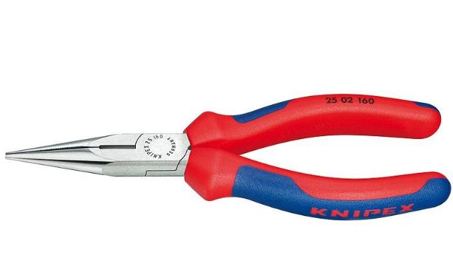 Kliešte KNIPEX 2502 160 mm polguľaté