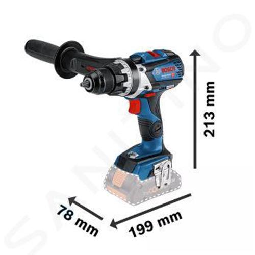 Akumulátorový skrutkovač BOSCH AKU/GSR18V-110C L-Boxx