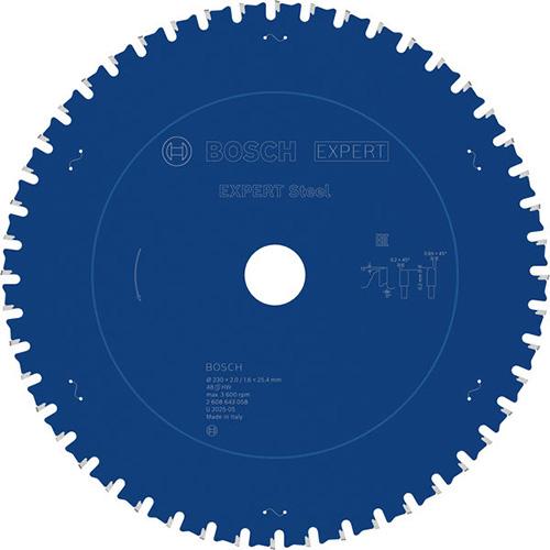 Pílovy kotúč BOSCH 230x25,4 48Z EXPERT Steel