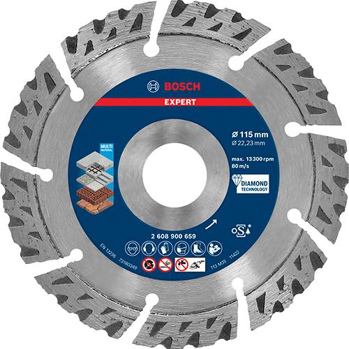 Rezný diamantový kotúč BOSCH 115mm EXPERT Multi 
