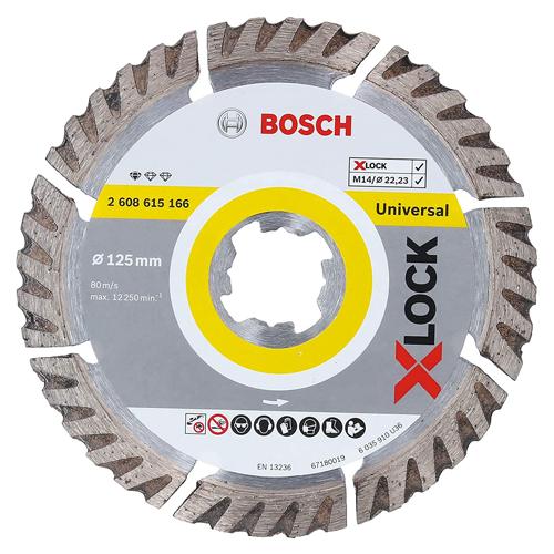 Rezný diamantový kotúč BOSCH X-Lock 125x2,0mm Universal STANDARD