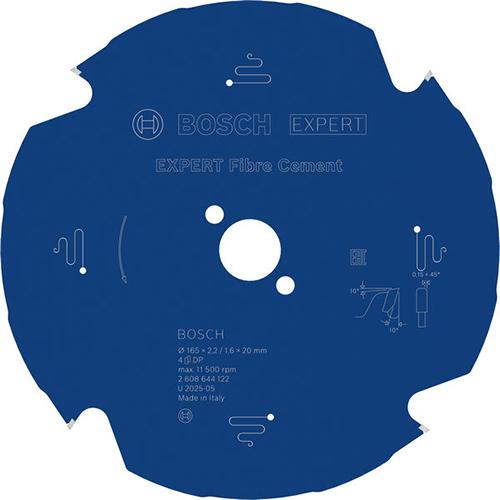 Pilový kotúč BOSCH 165x20 Z4 Expert FiberCement