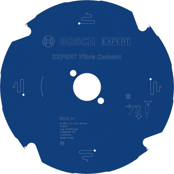 Pilový kotúč BOSCH 190x30 Z4 Expert FiberCement