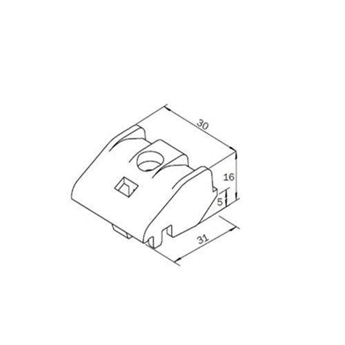 Medzník GEALAN biely