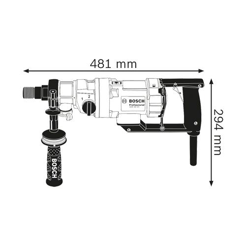 Diamantová vŕtačka BOSCH GDB 180 WE