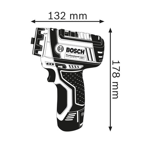 Aku vŕtací skrutkovač GSR 12V-15 FC