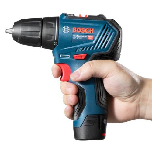 Aku príklepový vŕtací skrutkovač BOSCH GSB 12V-30