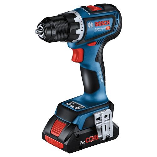 Aku vŕtací skrutkovač BOSCH GSR 18V-90 C v kufri L-BOXX 2x akumulátor a BT modul