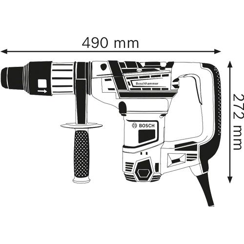 Vŕtacie kladivo BOSCH GBH 5-40 D s SDS max v kufríku