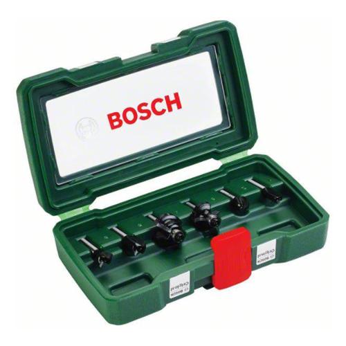 Sada fréz BOSCH z tvrdokovu Ø hriadeľa 6mm