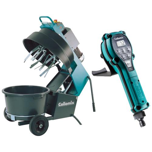 Automatické miešadlo COLLOMATIC XM2-650 230V so 65 l nádobou a dávkovač vody AQIX ZADARMO