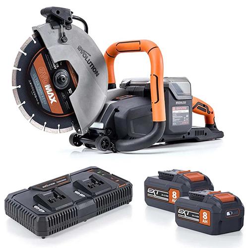 Diamantová píla AKU EVOLUTION R260DCT 260mm + 2xbatéria 8Ah + dvojitá nabíjačka