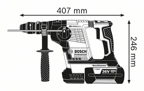 Vŕtacie kladivo BOSCH GBH 36 VF-LI Plus