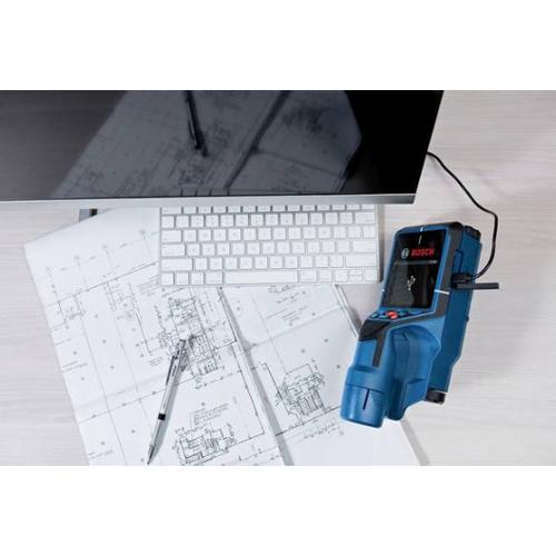 Nástenný profesionálny skener BOSCH D-TECT 200 C L-Boxx