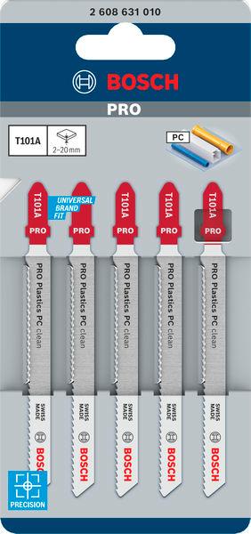 Pílovy list BOSCH T101A 5ks na plexisklo