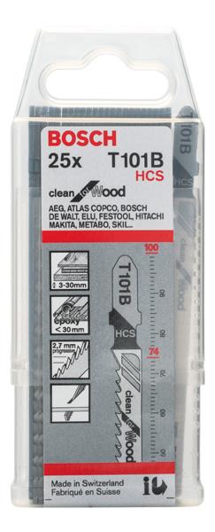 Pílovy list BOSCH T101 B 25ks na drevo