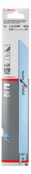 Pílový list BOSCH S1122BF-5ks na kov a plechy