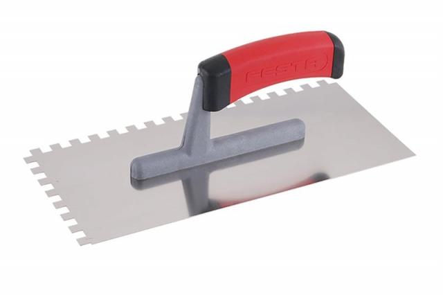 Hladítko 28x12 zub 6mm nerez