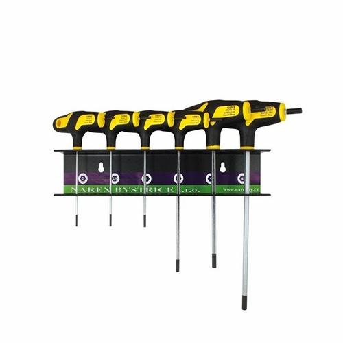 Sada T skrutkovačov NAREX imbus
