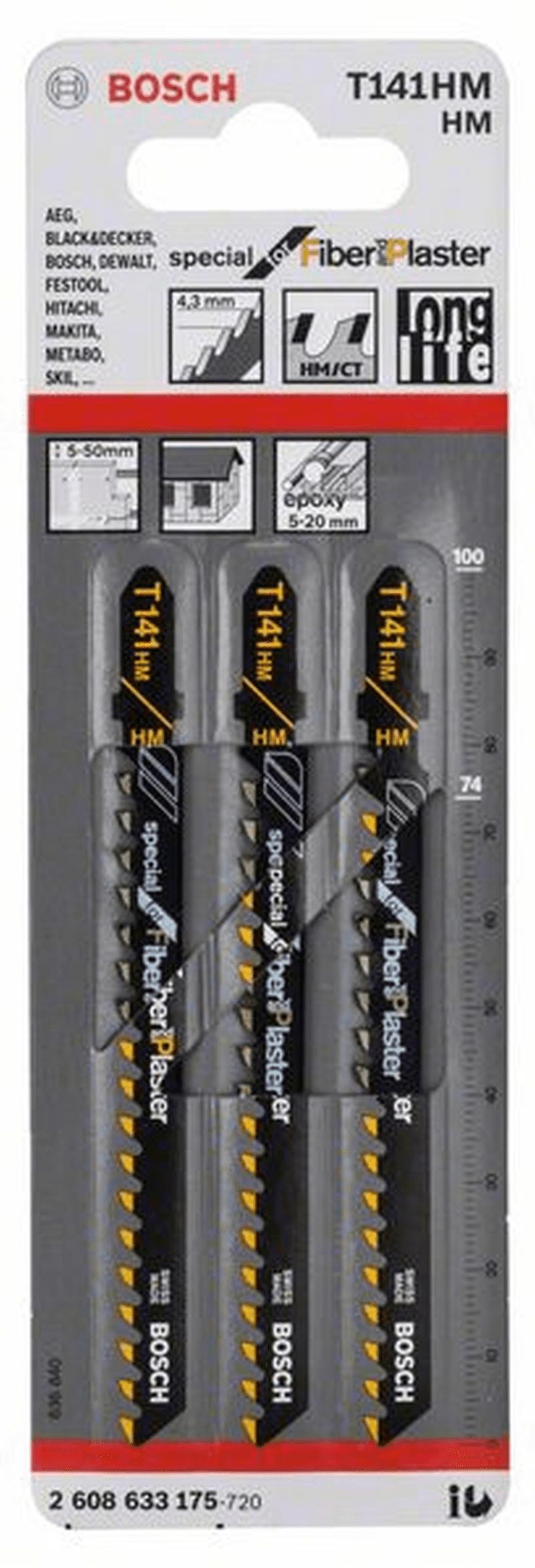 Pílovy list BOSCH T141HM 3ks na sadrokartón