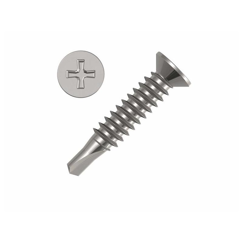 Skrutka zapustená TEX DIN 7504 P A2