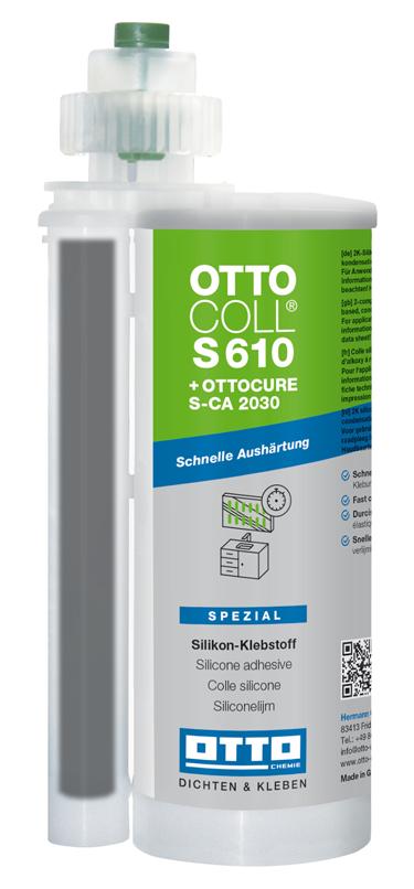 Silikónové 2K lepidlo OTTOCOLL S610 490 ml