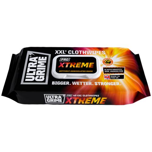 Profi čistiace obrúsky ULTRAGRIME® PRO Xtreme-XXL 40ks 