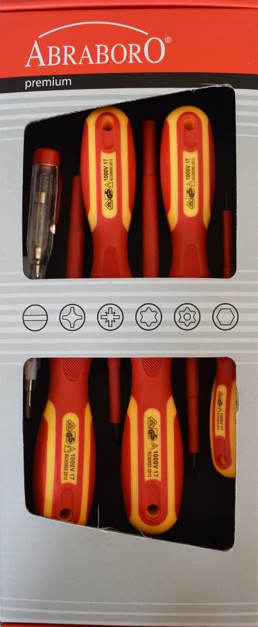 Sada skrut. ABRABORO 6d 1000V VDE