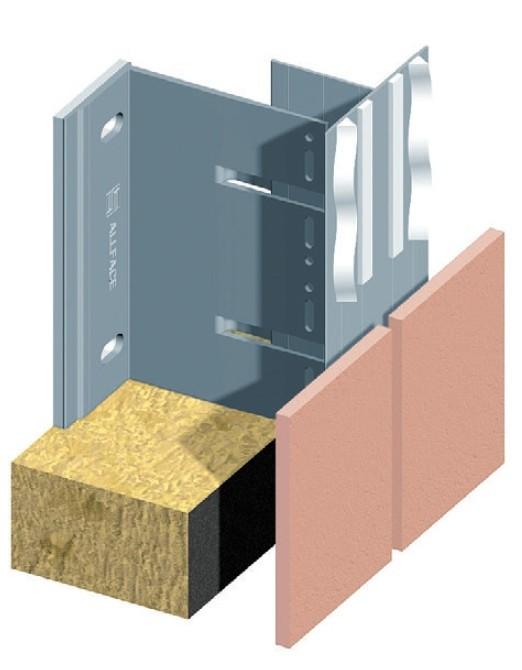 Konzola ALLFACE F1 pre odvetrané fasády