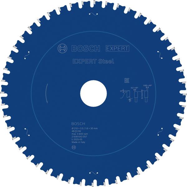 Pílový kotúč BOSCH 210x30 48Z EXPERT Steel