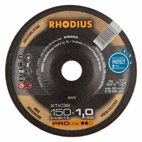 Rezný kotúč RHODIUS 150x1,0 INOX 