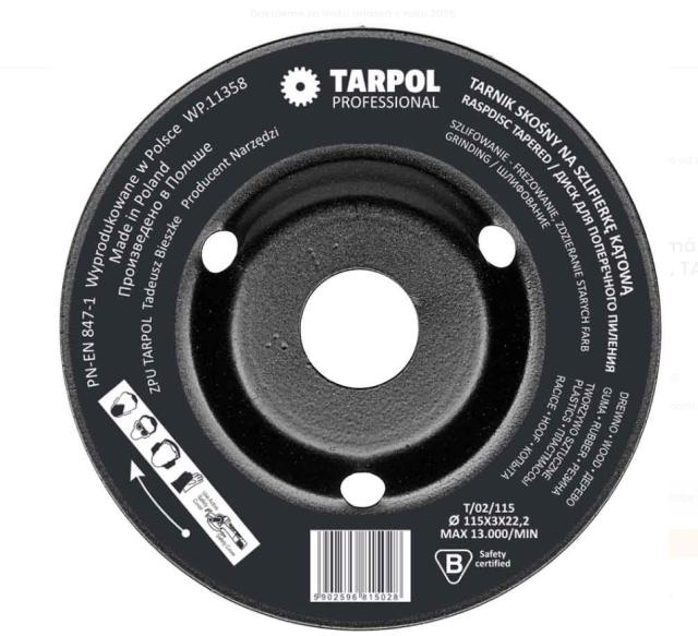 Kotúč rašpla šikmá 115x3x22,2mm DREVO NZ