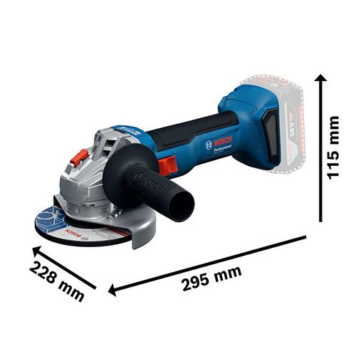Uhlová brúska BOSCH AKU/GWS18V-8 