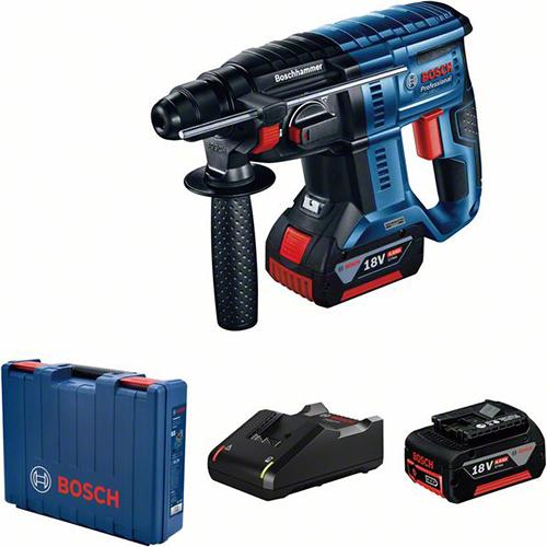 BOSCH AKU/GBH180-LI 2× 4,0Ah Li, GAL 18V-40 kufor