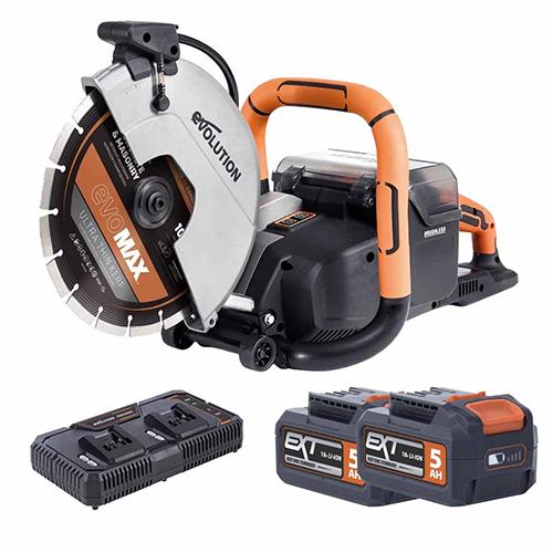 Diamantová píla AKU EVOLUTION R260DCT 260mm + 2xbatéria 5Ah + dvojitá nabíjačka