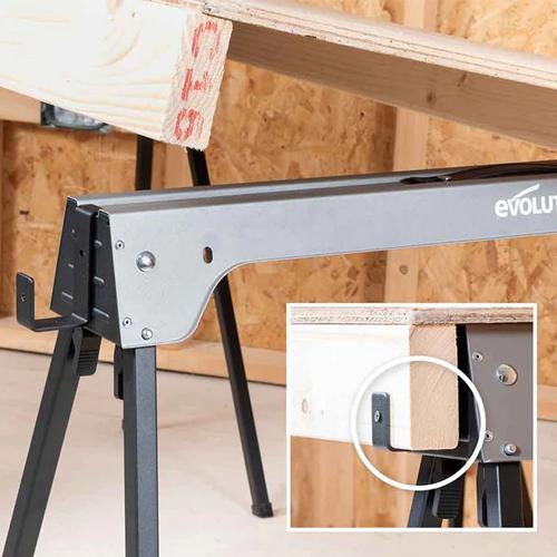 Stojany EVOLUTION so skladacími nohami - 2 pracovné kozy