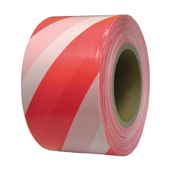 Výstražná fólia bielo-červená 250m