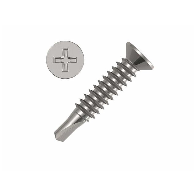 Skrutka zapustená TEX DIN 7504 P A2