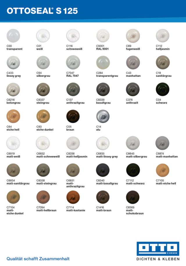 Podlahový a sanitárny silikón OTTOSEAL S125 310 ml