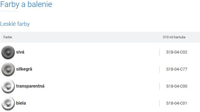 Bazénový silikón OTTOSEAL S18 310 ml