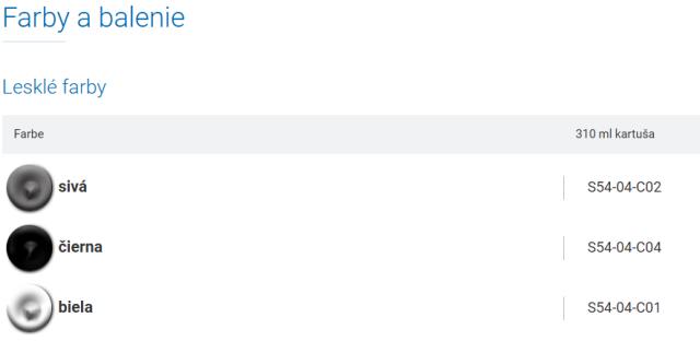 Protipožiarny silikón OTTOSEAL S54 310 ml