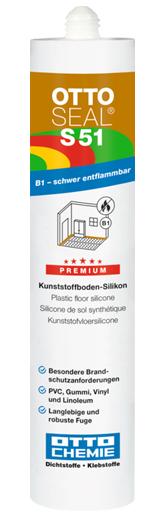Podlahársky silikón OTTOSEAL S51 310 ml