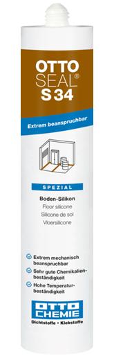 Podlahársky silikón OTTOSEAL S34 310 ml