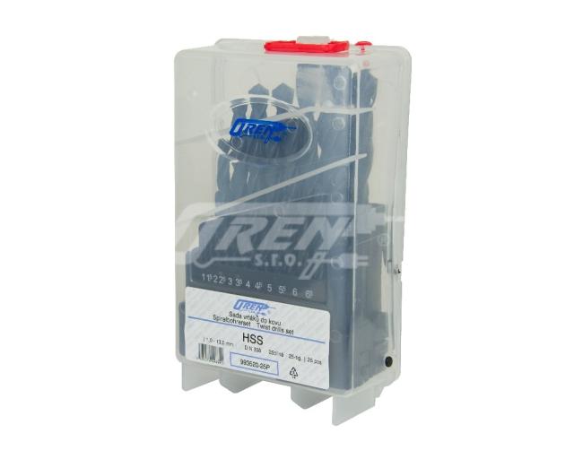 Sada vrtákov do kovu PROFIL HSS čierne