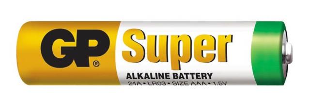 Batéria alkalická GP Super LR03 AAA