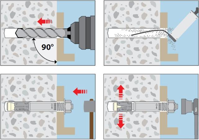 Strmeňová kotva MKT BZ-U plus Zn